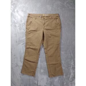 Carhartt Carpenter Pants Womens 18 Orignal Fit Coyote Brown Work Casual
